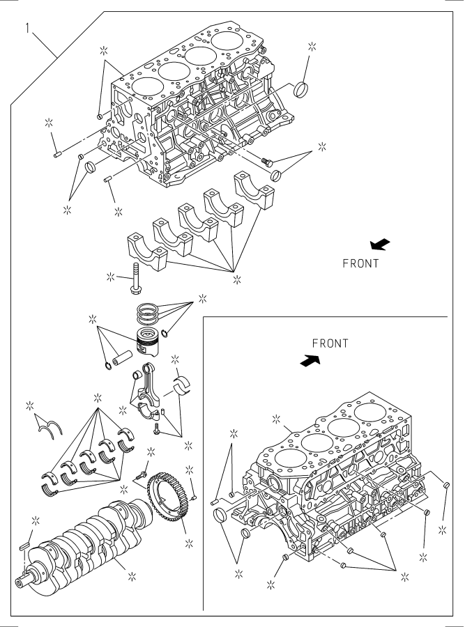 5-87311-257-0 - Isuzu Engine asm. Lfb, prod | BARLOW ISUZU TRUCK, Delran NJ